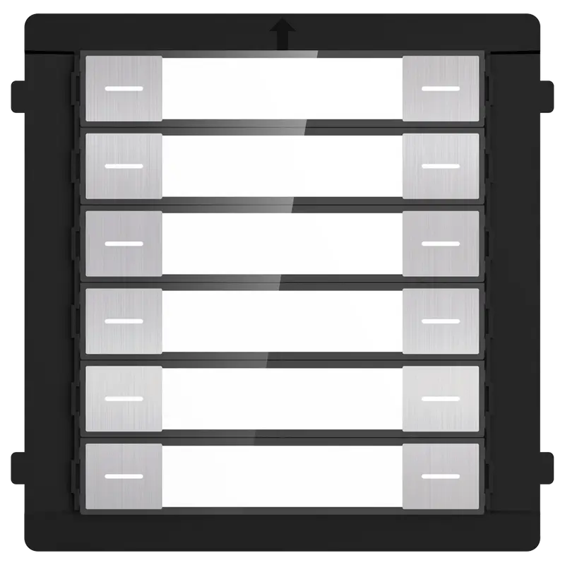 HIKVISION DS-KD-K12/S - Módulo de extensión - Llamada a diferentes monitores - Botonera de 12 botones