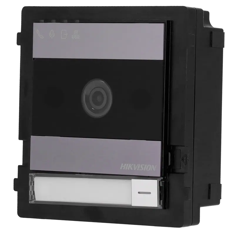 HIKVISION DS-KD7003EY-IME2/Aluminum - Videoportero 2 hilos HD - Cámara 2 Mpx - Audio bidireccional - App móvil a través de monitor