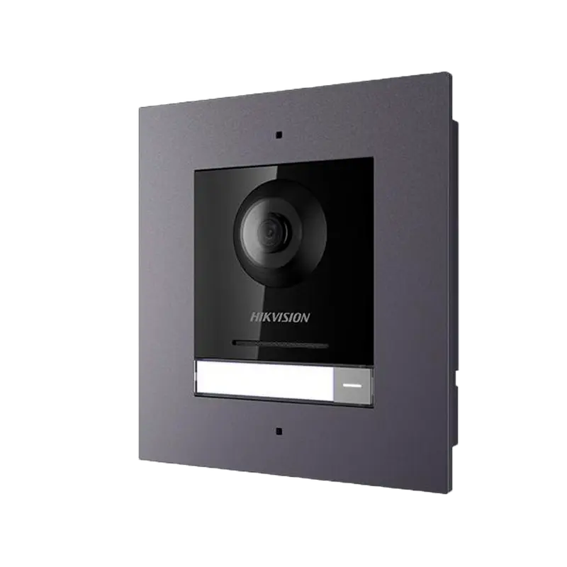 HIKVISION DS-KD8003-IME1(B)/Flush - Videoportero IP - Cámara 2 Mpx - Audio bidireccional - App móvil a través de monitor