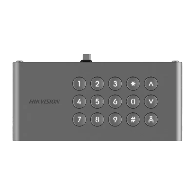 HIKVISION DS-KDM9633-KP - Módulo periférico - Añade teclado físico - Conexión USB - Apertura con PIN - Apto para exterior IP65