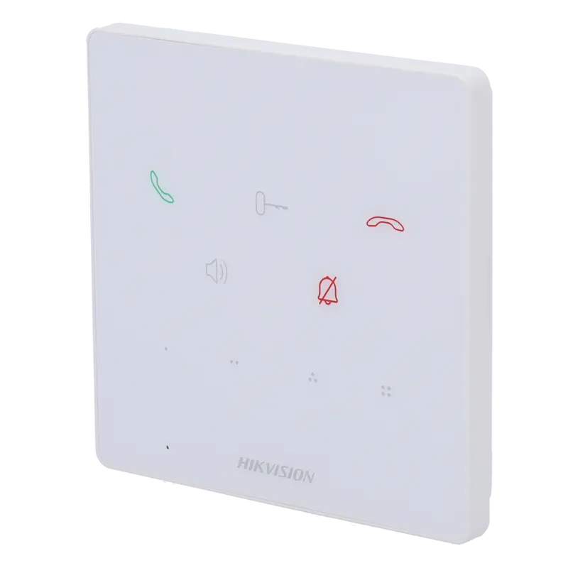 HIKVISION DS-KH7000EY-E2/White - Telefonillo para videoportero - Sin pantalla - Audio bidireccional - 2 hilos HD - Montaje en superficie | Blanco