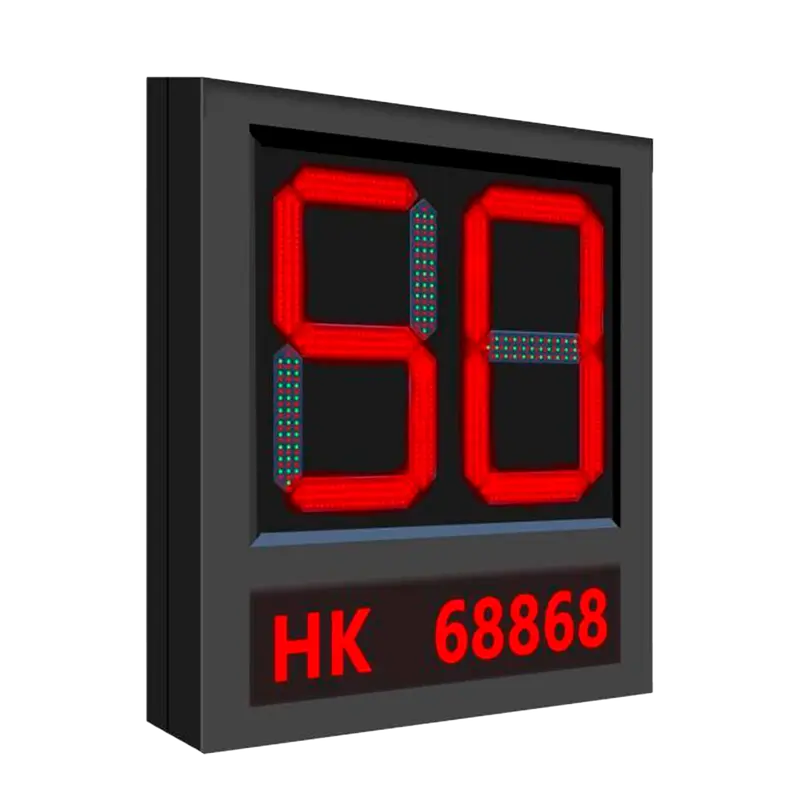 HIKVISION DS-TVL224-8-5EY - Display de velocidad y matrícula - 5000 cd/㎡ - Alcance visual hasta 50m