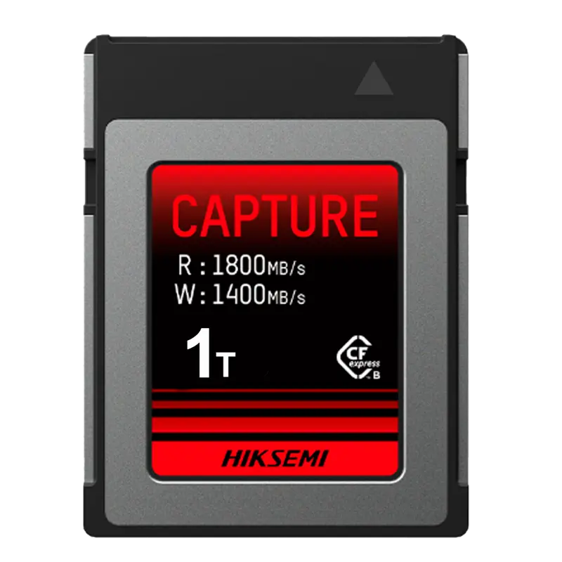 HIKVISION HS-CFE-E300STD/1T/CAPTURE/W - Tarjeta CFExpress B Hikvision - Capacidad 1 TB - Velocidad R/W