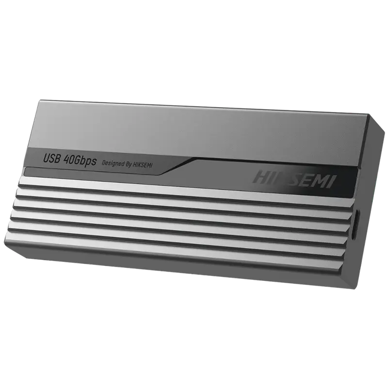 HIKVISION HS-HUB-MDS4STD/NVME/SATA/Grey/WW - Carcasa para disco duro SSD - Apta para M.2 NVMe y M.2 SATA - Interfaz USB Tipo C