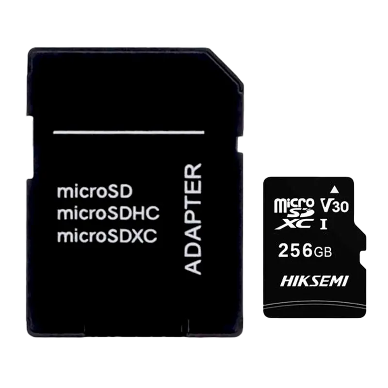 HIKVISION HS-TF-C1STD-256G - Tarjeta microSD con adaptador Hikvision - Capacidad 256 GB - Clase 10 - Velocidad R/W