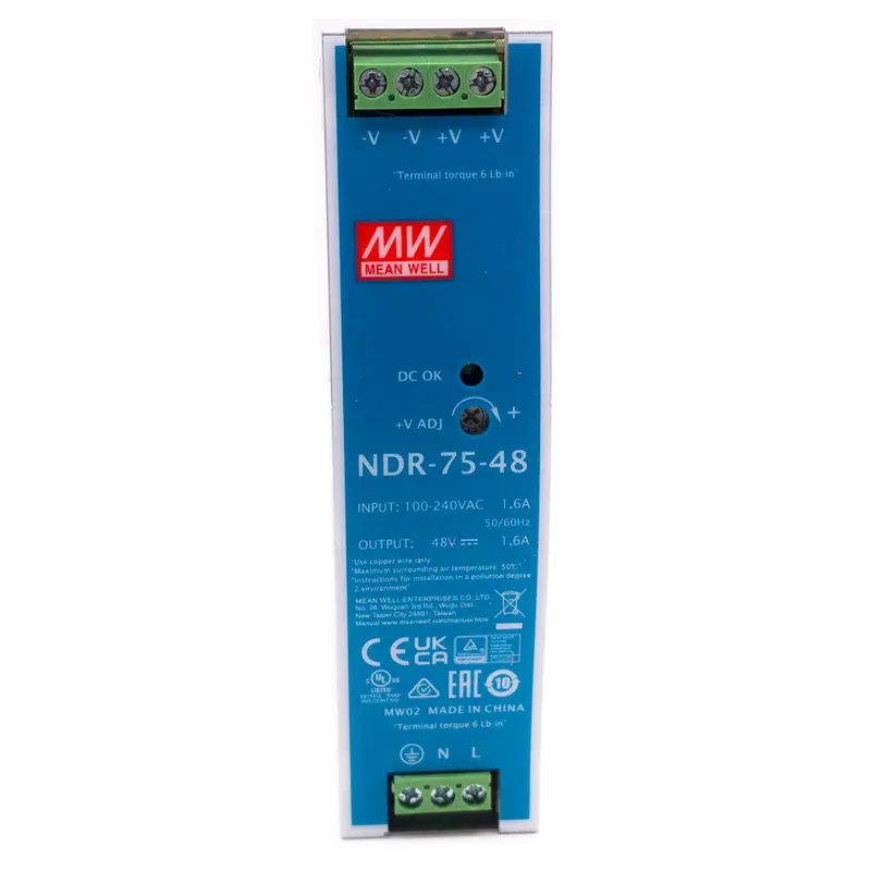 HIKVISION NDR-75-48 - Fuente de alimentación industrial de Hikvision - Potencia de salida de hasta 76.8W