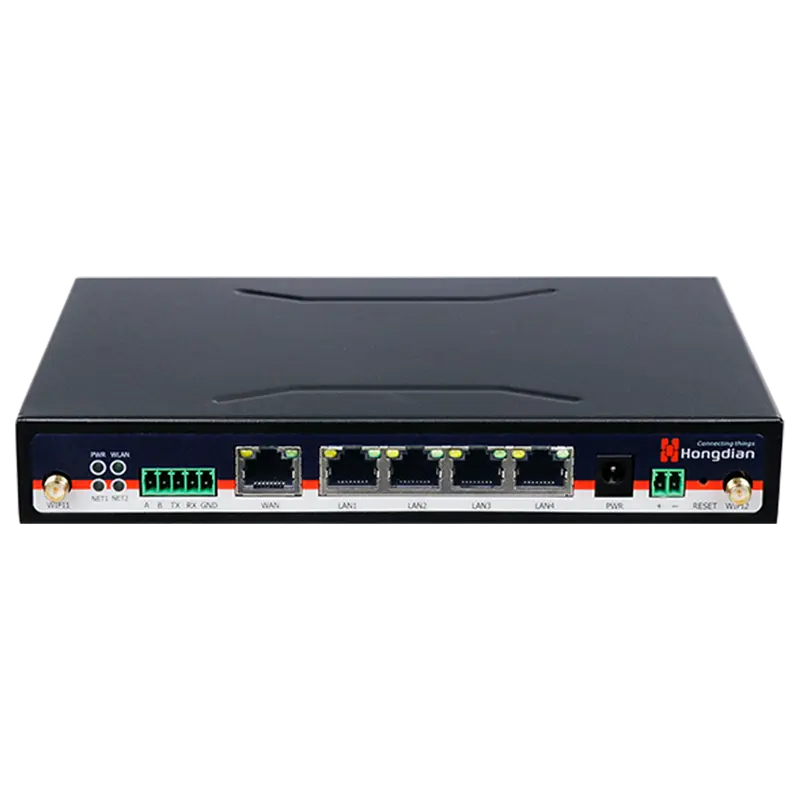 HONGDIAN HG-H8870-NREA-CS-3W - Hongdian Router 5G Industrial - 5G Sub-6Ghz SA/NSA - 5 puertos RJ45 Gigabit ( 4 x POE 30w )