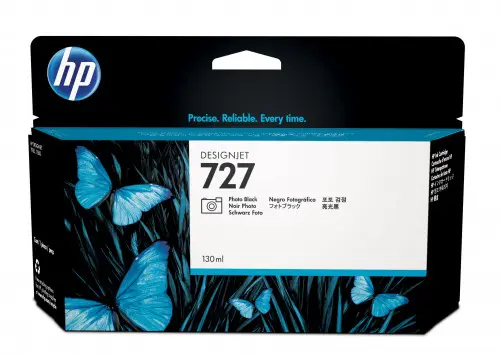 HP Cartucho de tinta DesignJet 727 negro fotográfico de 130 ml