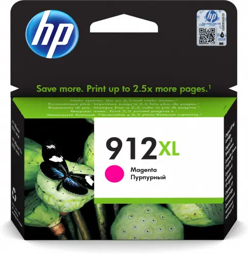 HP CARTUCHO TINTA 912XL MAGENTA OJ 8022 (3YL82AE)