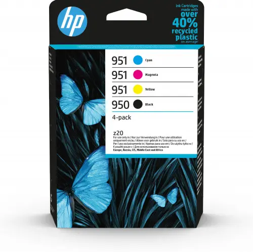 HP950 TINTA HP NEGRO 950 CYM 951 PACK (6ZC65AE)