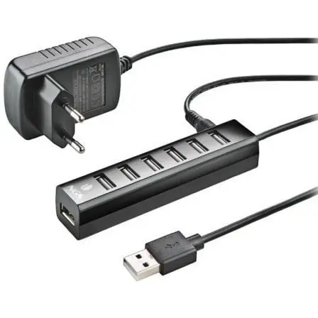 Hub USB 2.0 con Alimentacion Externa NGS IHUB7 Tiny/ 7xUSB
