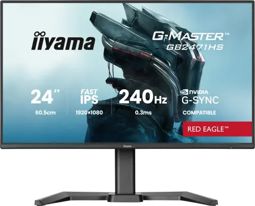 iiyama G-Master GB2471HS-B1 - Monitor 24 pulgadas Fast IPS Full HD 240 Hz, 0,3 ms MPRT