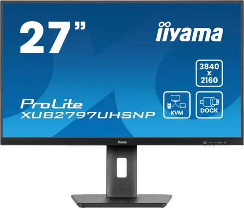Iiyama MONITOR IIYAMA 27 PULGADAS, IPS, DOCK, KVM, 96W, 3X3.2 1XC