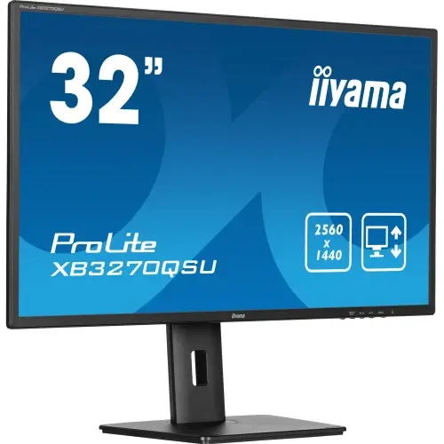 Iiyama MONITOR IIYAMA 32", PANEL IPS, 1HDMI, 1DP, 3X3.2, 100HZ ,3MS, REDUCTOR DE LUZ, REGULABLE ALTURA,