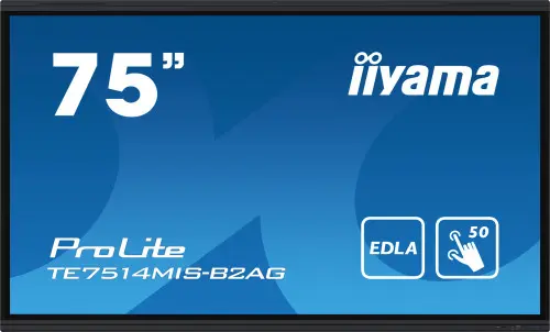 Iiyama MONITOR IIYAMA 75" IIWARE12E , ANDROID 13, 50-P, 3840X2160, UHD, FAN-LESS, MM 2X 8W + 2X 18W , MICRO 8X, HDMI 4X, HDMI-OUT