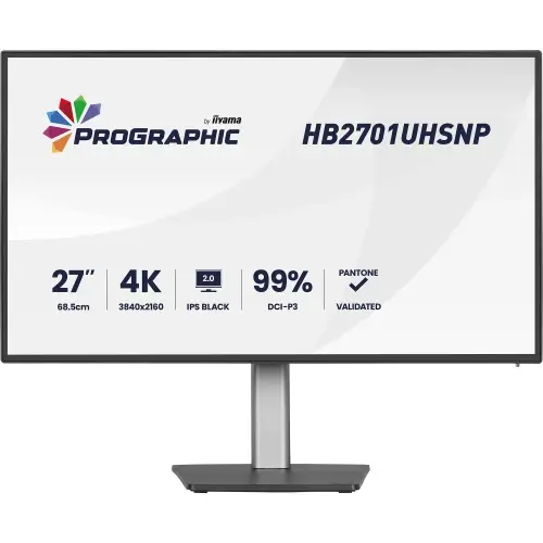 Iiyama MONITOR IIYAMA, IPS PANEL TECHNOLODY LED, 27 PULGADAS, 68.5 CM, 3840X2160, 60 HZ