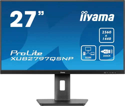 Iiyama MONITOR IIYAMA PROLITE XUB2797QSNP 27" QHD 1440P - IPS, 100HZ, 1MS, SPEAKERS, DP