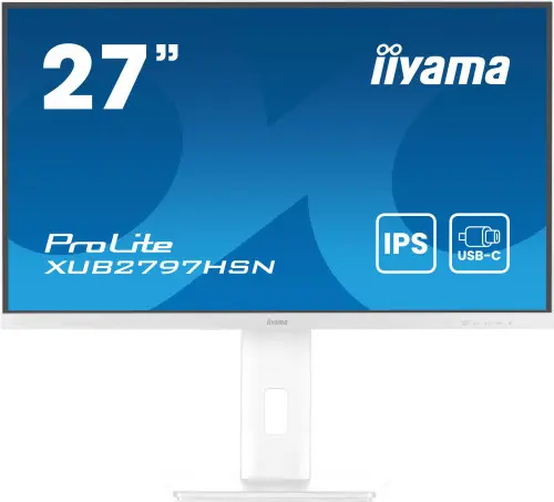 Iiyama MONITOR IIYAMA USB-C, LAN, DP-OUT (DOCK), 300CD (XUB2797HSN-W2)