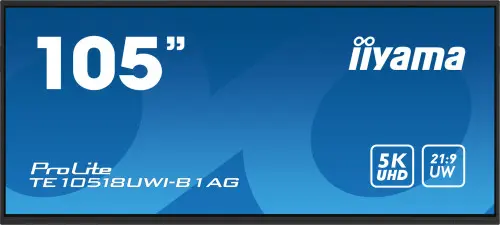 iiyama ProLite TE10518UWI-B1AG - Pantalla interactiva 105 pulgadas 5K ultrapanorámica