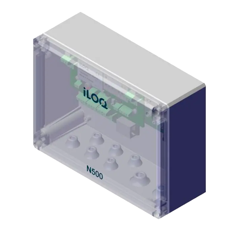 ILOQ-N500 - Puente de red - Comunica Cloud con controladoras - Comunicación TCP/IP y RS485 - Alimentación DC 24/48 V o PoE/PoE+