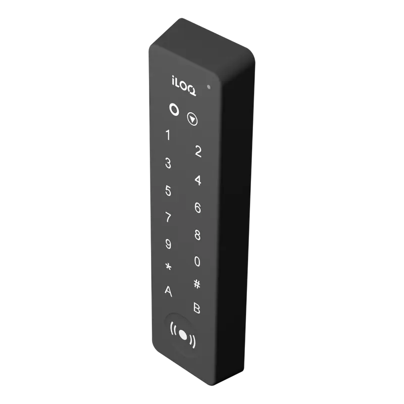 ILOQ-N504i - Lector de acceso para marcos - Acceso por tarjeta MF, NFC y PIN - Indicador LED y acústico - RS485