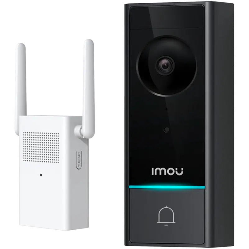 IMOU DB60/DS21-PEUR-IMOU - Kit Doorbel DB60 5MP - WiFi 2.4 GHz / 6200 mAh ó AC 12~24V - 164º / IR 5m