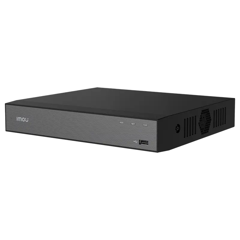 IMOU NVR-N110-4P-8A0E-P-IMOU - Grabador NVR para cámaras IMOU - 4 puertos PoE con 10 canales de video IP - Compresión H.265 / H.264