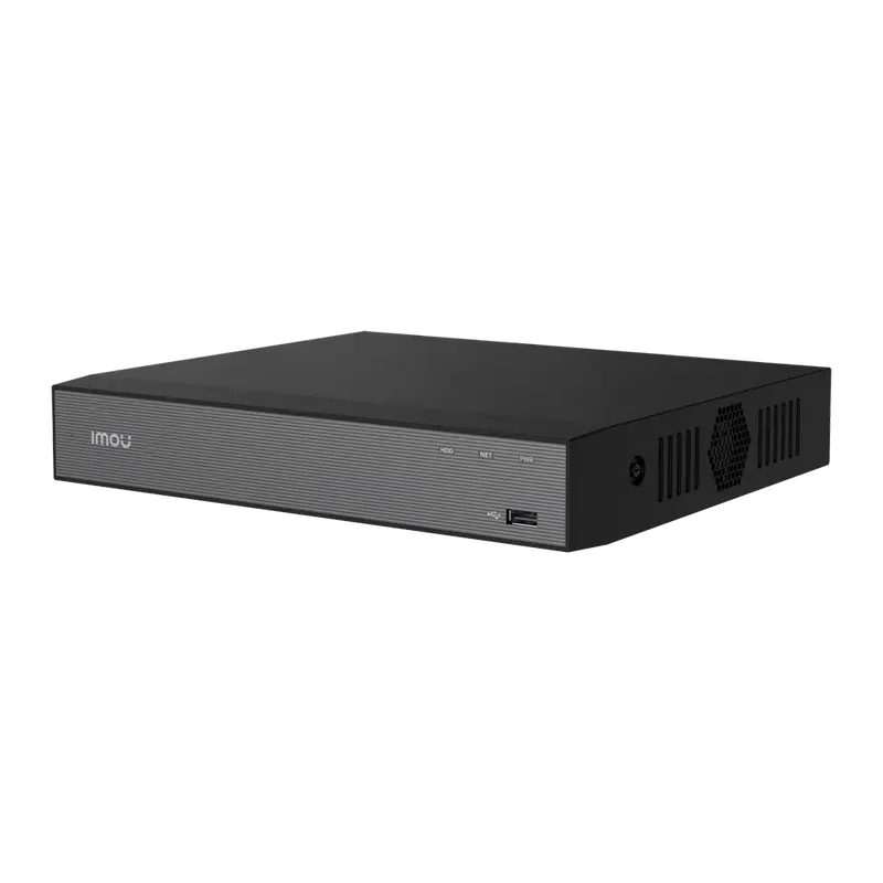 IMOU NVR-N118-8P-8A0E-P-IMOU - Grabador NVR para cámaras IMOU - 8 puertos PoE con 18 canales de video IP - Compresión H.265 / H.264