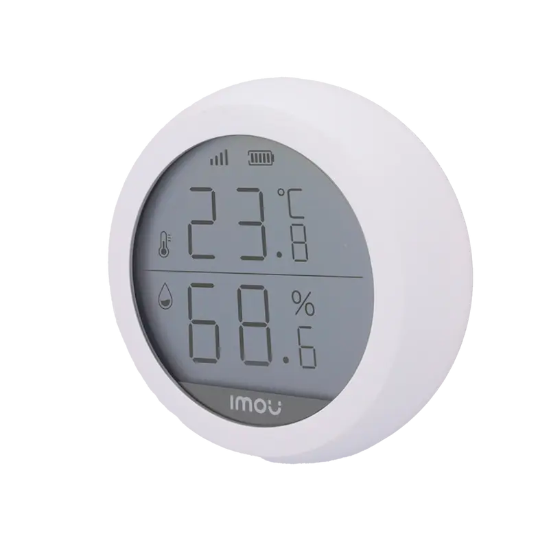 IMOU ZTM1-EU-IMOU - Imou Sensor de humedad y temperatura - Pantalla LCD integrada - Zigbee 3.0 - Gran precisión - Requiere HUB - Apta para interior
