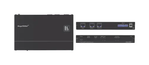 Kramer Electronics VM-2DT amplificador de línea de video Negro
