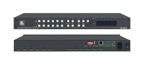 Kramer Electronics VS-66H2 Matriz de conmutación AV Pantalla incorporada