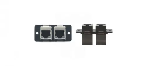 Kramer Electronics W4545(B) placa de pared y cubierta de interruptor Negro