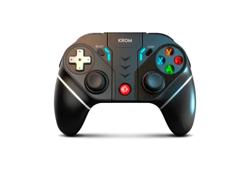 Krom KEXAL Negro, Rojo, Blanco Bluetooth/USB Gamepad Analógico/Digital Android, Nintendo Switch, PC, iOS