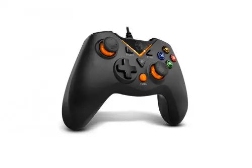 Krom NOX NXKROMKEY mando y volante Gamepad Android,PC,Playstation 3 Analógico USB Negro