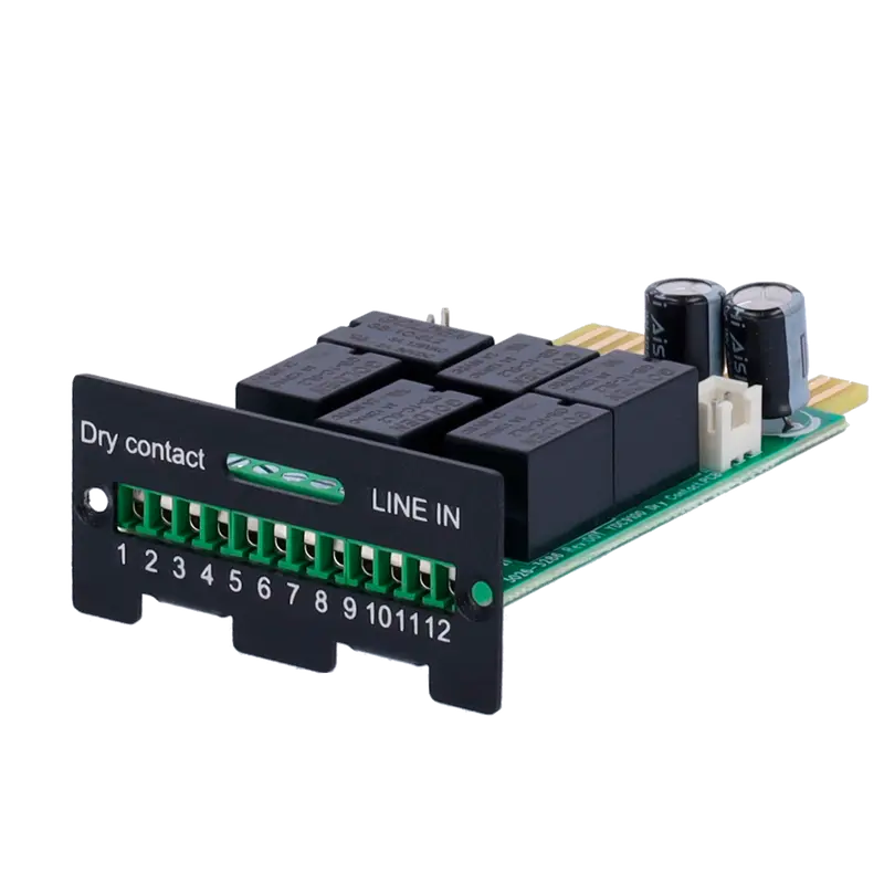 KSTAR UPS-RELAYCARD - Minitarjeta de contacto seco - Para instalación en slot SNMP de UPS - Conexión a dispositivo de monitorización