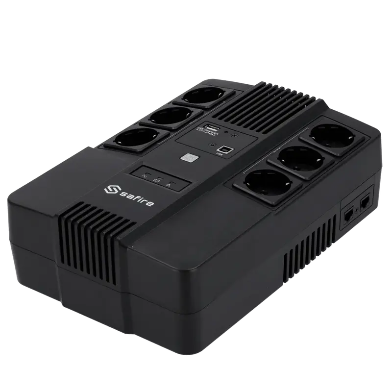 KSTAR UPS600VA-6 - SAI monofásico line-interactive - Potencia 600VA/360W - Entrada 220~240 Vac /Salida 230 Vac