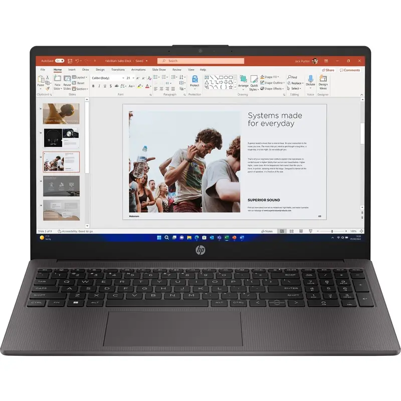 Laptop HP AL0G6AT16GB Qwerty Español 15,6" 8 GB RAM 256 GB SSD