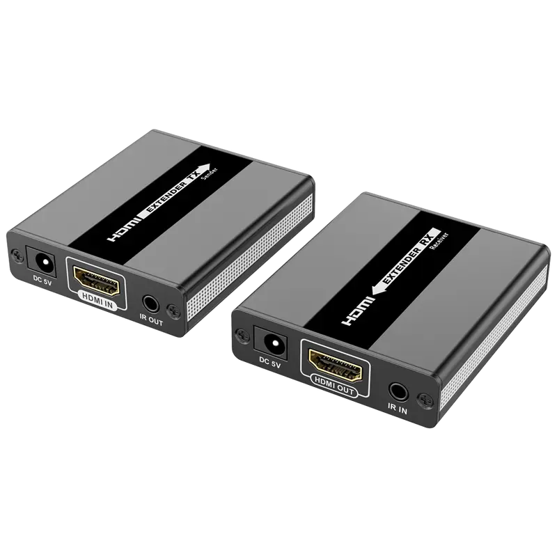 LENKENG HDMI-EXT-1080p60-V2 - Extensor de señal HDMI - Alcance 120 m - Resolución FHD - Permite conexiones 1