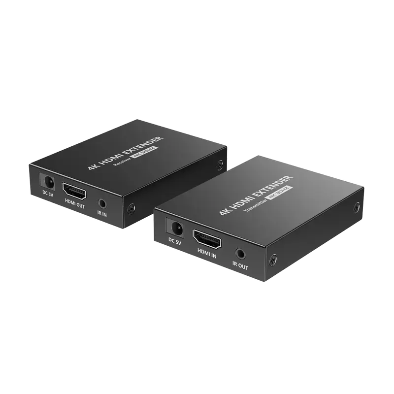 LENKENG HDMI-EXT-4K30 - Extensor de señal HDMI - Alcance 40 m - Resolución 4K - Permite conexiones 1