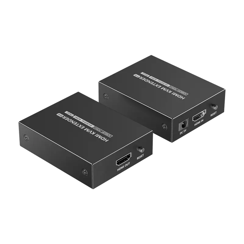 LENKENG HDMI-EXT-4K30-KVM40 - Extensor KVM de señal HDMI - Alcance 40 m - Resolución 4K - Permite conexiones 1