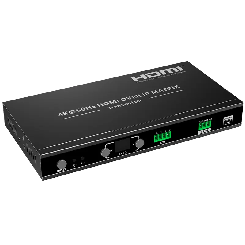 LENKENG HDMI-MATRIX-PRO-4K-V2-TX - Matriz de señal HDMI IP - Permite NxM - Resolución 4K - Incluye 1 emisor