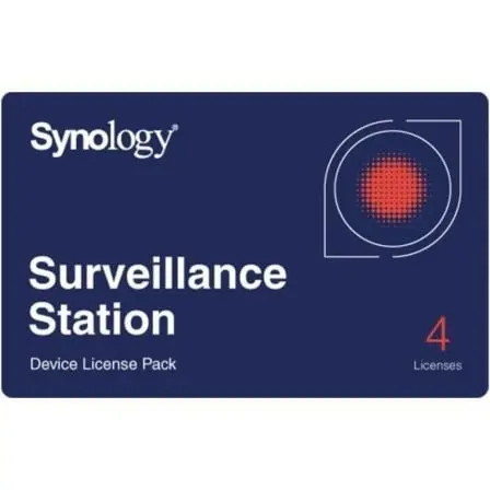 Licencia Física Synology Surveillance Device License Pack/ 4 Dispositivos