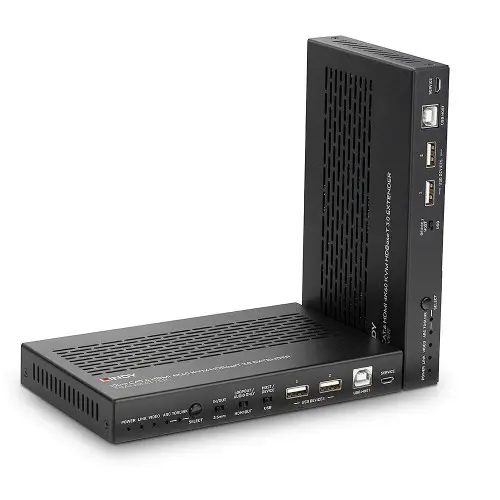 Lindy 38344 extensor KVM Transmisor y receptor