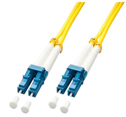 Lindy 47451 Cable de fibra óptica e InfiniBand 2 m LC Amarillo