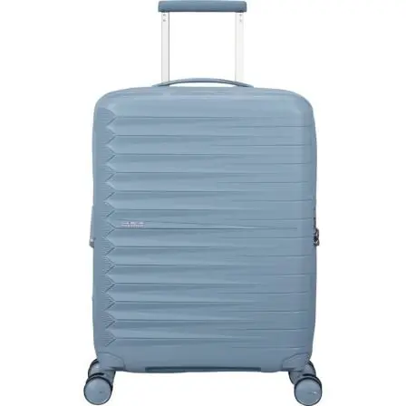Maleta de Cabina American Tourister FastForward Spinner Expansible 55cm/ 55x40x23cm/ 4 Ruedas/ Azul