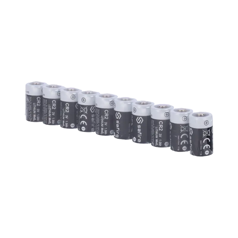 MARCA BLANCA 10XBATT-CR2 - Pack de 10x pilas CR2 / CR15270 / 5046LC - Safire - Litio Li-MnO2 no recargable - Tensión 3.0V