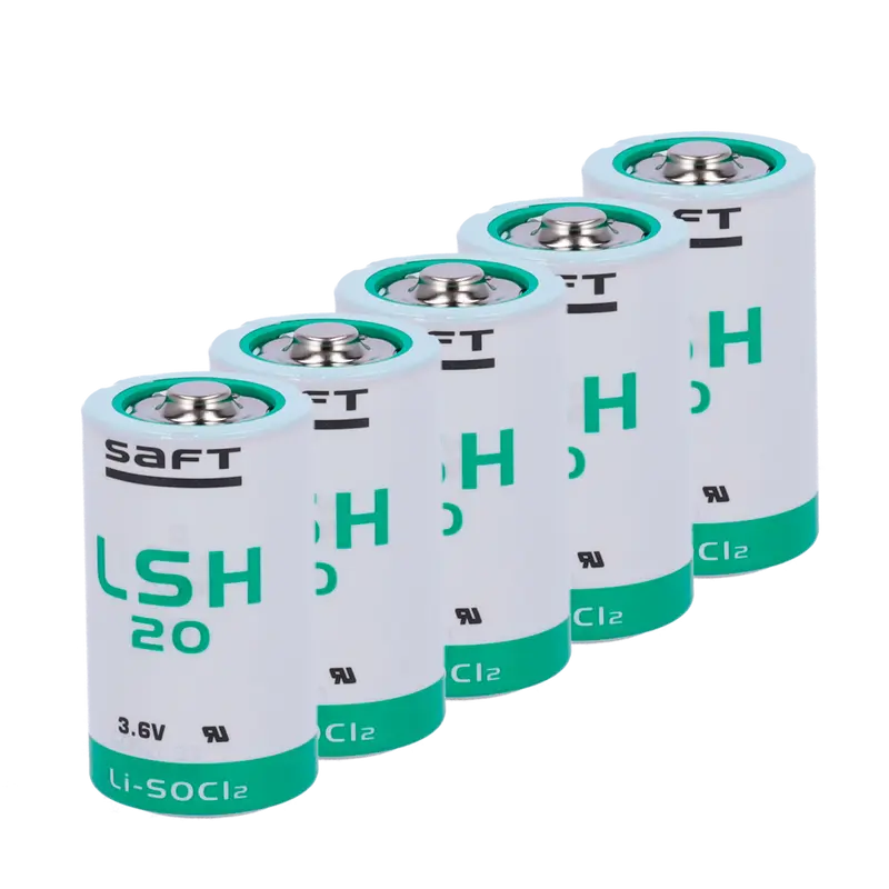 MARCA BLANCA 10XBATT-LSH20-S - Pack de 10x pilas LSH20 - Saft - Litio Li-SOCl2 no recargable - Tensión 3.6V