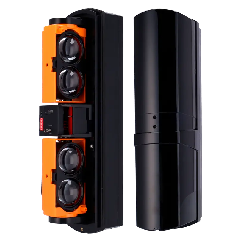 MARCA BLANCA ABH-200W - Detector de barrera por infrarrojos - Compatible con Transmitter o DoorProtect Ajax - Inalámbrico - 4 haces