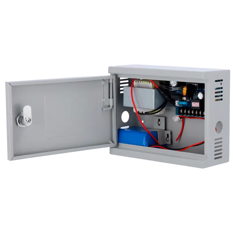 MARCA BLANCA AC-12DC2A-BAT - Alimentador para control de acceso - Configurable NO/NC - Salida DC 13.5V / 2A / 24W