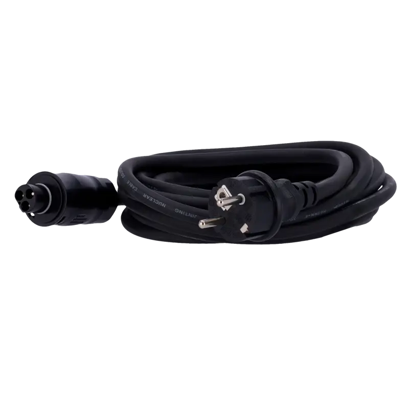 MARCA BLANCA BC01-AC-5M - Conector solar AC 3 pines - Macho a Schuko - 5 metros de longitud